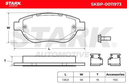 Комплект тормозных колодок, дисковый тормоз Комплект тормозных колодок, дисковый тормоз