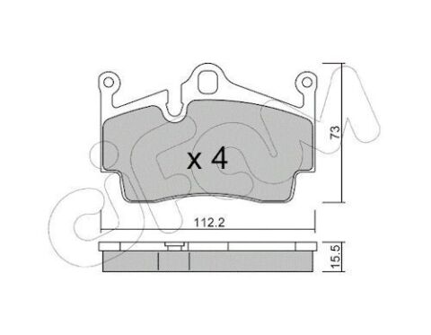 Комплект тормозных колодок, дисковый тормоз Комплект тормозных колодок, дисковый тормоз