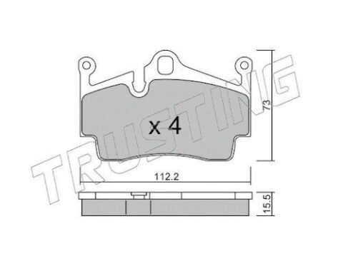 Комплект тормозных колодок, дисковый тормоз