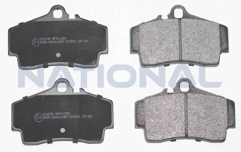 Комплект тормозных колодок, дисковый тормоз