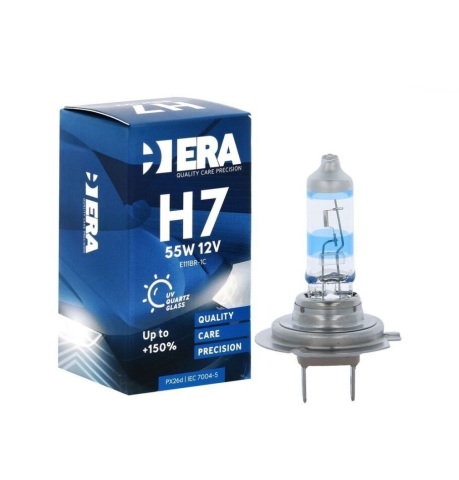 Лампа галогенна H7 12V 55W PX26d +150 Лампа галогенна H7 12V 55W PX26d +150