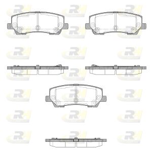 Комплект гальмівних накладок, дискове гальмо