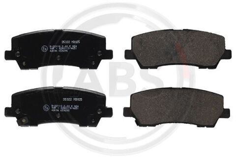 Комплект гальмівних накладок, дискове гальмо