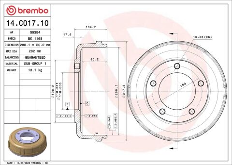 Тормозной барабан