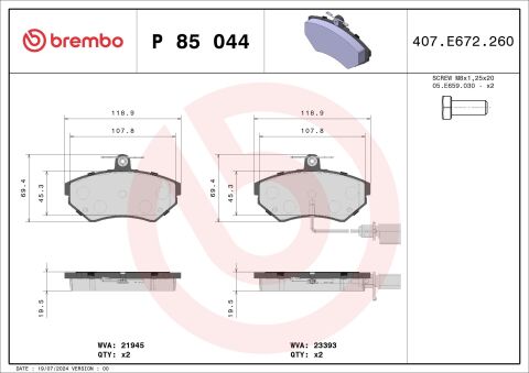 Гальмівні колодки дискові Гальмівні колодки дискові