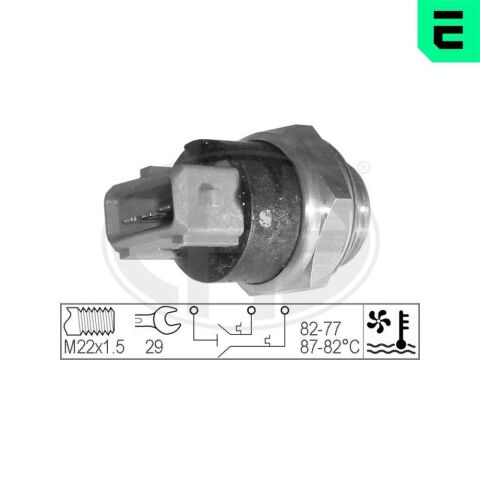 Датчик вмикання вентилятору Датчик вмикання вентилятору