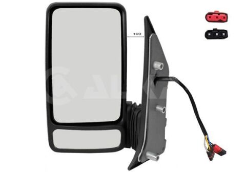 дзеркало лів. коротке кріплення, ел. регул., випукл.