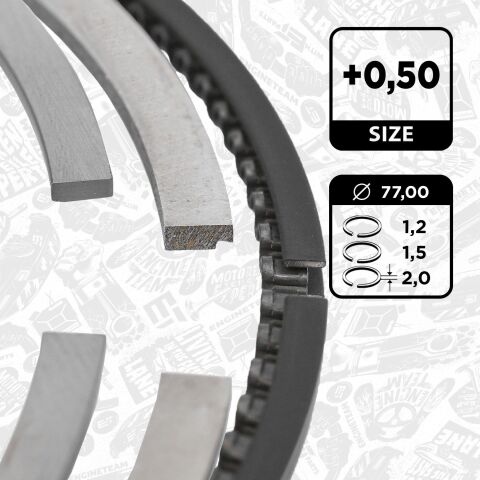 Комплект кілець на поршень Комплект кілець на поршень