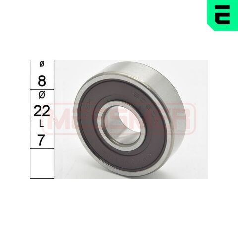 Підшипник 6208 2rs (22x8x7)