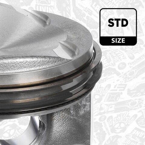 Поршень в комплекті на 1 циліндр, STD