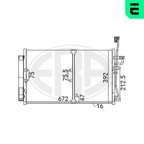 Радіатор кондиціонера Радіатор кондиціонера