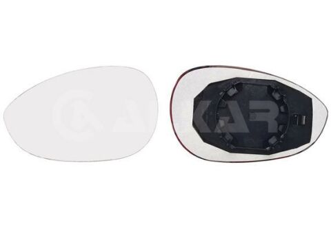 скло дзеркала лів. с пласт. Держателем,випукл.