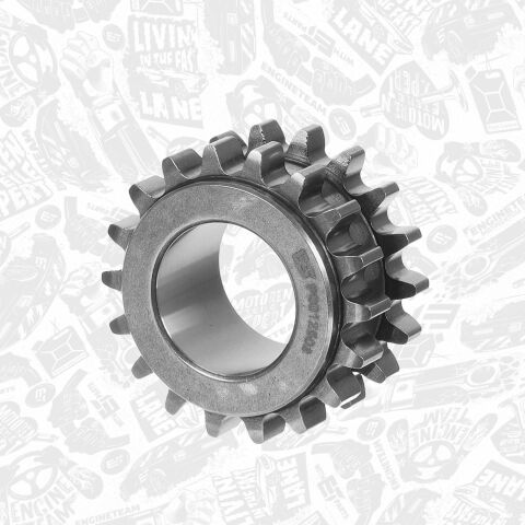 Шестерня, колінчастий вал