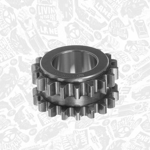 Шестерня, колінчастий вал