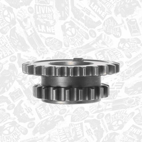 Шестерня, колінчастий вал