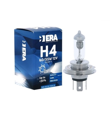 Лампа галогенная H4 12V 60/55W P43t +50 Лампа галогенная H4 12V 60/55W P43t +50