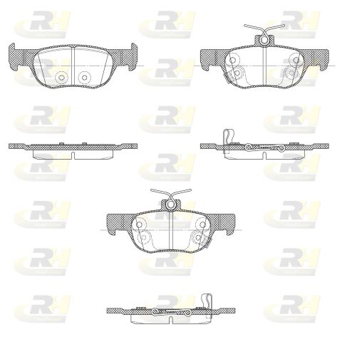 Гальмівні колодки дискові Гальмівні колодки дискові