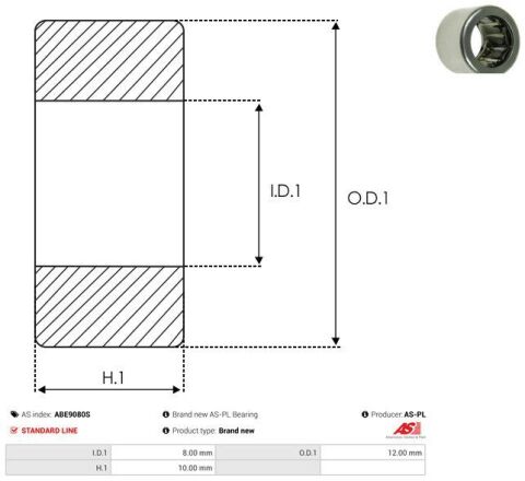 Подшипник игольчатый