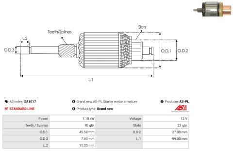 Якорь стартера