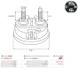 Крышка втягивающего реле, фото 4 - интернет-магазин Auto-Mechanic
