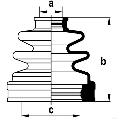 Пыльник ШРКШ резиновый + смазка