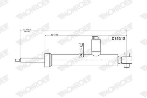 Амортизатор газомасляный