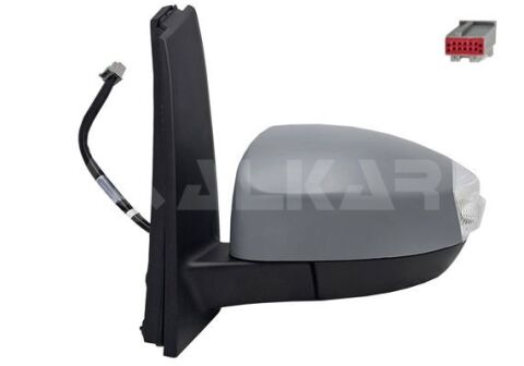 зеркало в сборе, левое, электр., асферич., + обогрев под украс. + пок.поворот.,