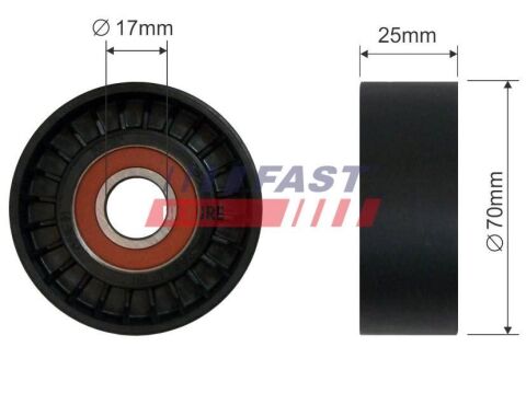 Ролик ГРМ натяжний FIAT Ducato 06-14, Ducato 14-; PEUGEOT Boxer 06-14; CITROEN Jumper 06-14; IVECO Daily E5 11-14, Daily E4 06-11, Daily E3 99-06