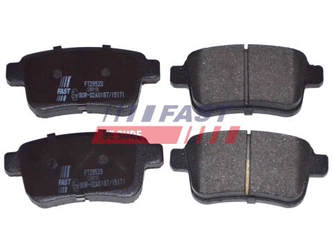 Тормозные колодки дисковые задние RENAULT Kangoo 08-17, Kangoo 09-17, Kangoo 97-07; MERCEDES-BENZ Citan 12-21 Тормозные колодки дисковые задние RENAULT Kangoo 08-17, Kangoo 09-17, Kangoo 97-07; MERCEDES-BENZ Citan 12-21