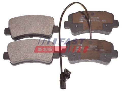 Колодки тормозные дисковые задние RENAULT Master III 10-; NISSAN NV400 10-21; OPEL Movano B 10-21 Колодки тормозные дисковые задние RENAULT Master III 10-; NISSAN NV400 10-21; OPEL Movano B 10-21