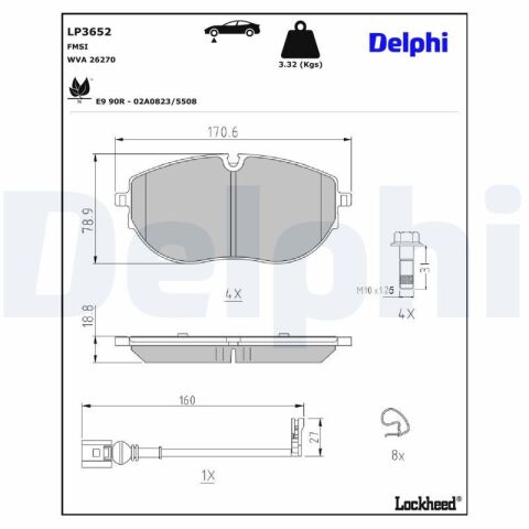 Гальмiвнi колодки дисковi