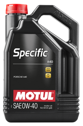 Моторна олива MOTUL Specific A40 0W-40, 5 літрів