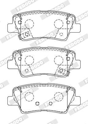 Колодки тормозные дисковые (комплект 4 шт)