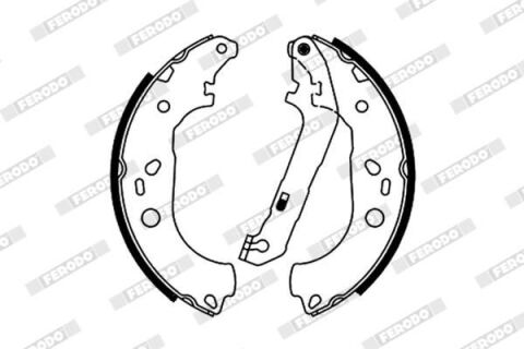 Колодки гальмівні барабанні