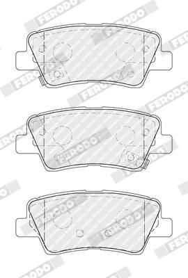 Колодки тормозные дисковые (комплект 4 шт)