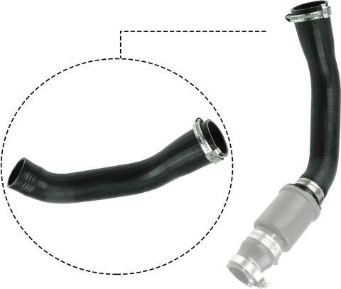 Патрубок інтеркулера Ford Transit 2.2TDCi 11-14 (довгий)
