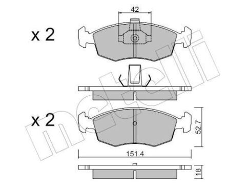 Колодки гальмівні (передні) Fiat Palio 96-/Punto 99-12/Siena 96-12