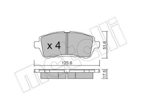 Колодки гальмівні (передні) Ford Fiesta 08-