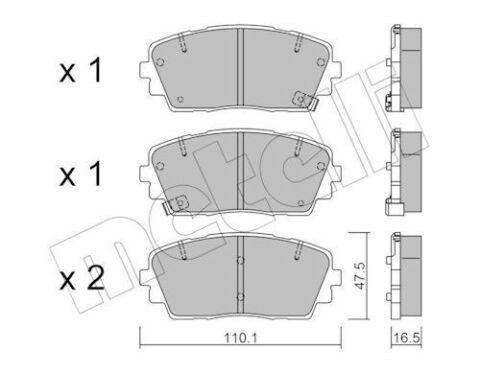 Колодки тормозные (передние) Kia Picanto 11-