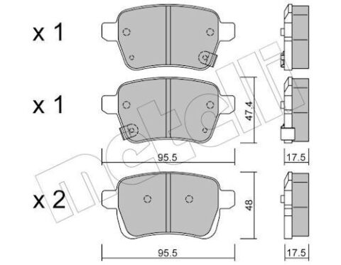 Колодки тормозные (задние) Fiat 500L 13-/Tipo 15-/Corsa E 14- Колодки тормозные (задние) Fiat 500L 13-/Tipo 15-/Corsa E 14-
