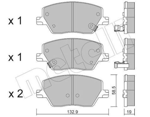 Колодки тормозные (передние) Fiat Tipo 15-