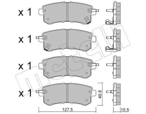 Колодки тормозные (задние) Nissan Patrol 10-/Infiniti QX56 10-(+ датчики)