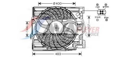 Вентилятор радіатора 5 E39 Вентилятор радіатора 5 E39