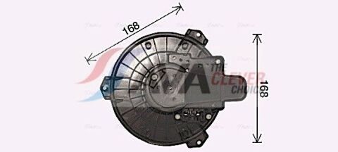 Вентилятор салону AURION 3.5 06-, CAMRY Ліфтбек 2.0-3.5 06-, VENZA (_V1_) 2.7 08-, LEXUS