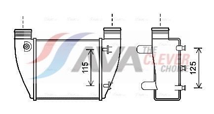 Интеркулер A4 B7 04-, SEAT Интеркулер A4 B7 04-, SEAT