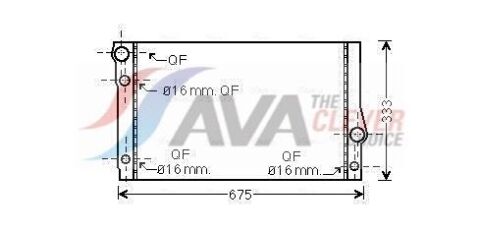 Радіатор охолодження 5 F10,7 F01 3.0