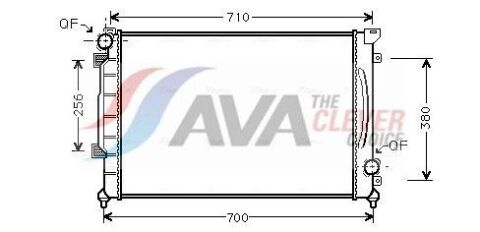 Радіатор охолодження двиг. Audi A 6 II 2.5TDI/2.7 97-