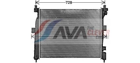 Радіатор охолодження двигуна GRAND CHEROKEE IV 3.0 11-, 3.6 10- Радіатор охолодження двигуна GRAND CHEROKEE IV 3.0 11-, 3.6 10-