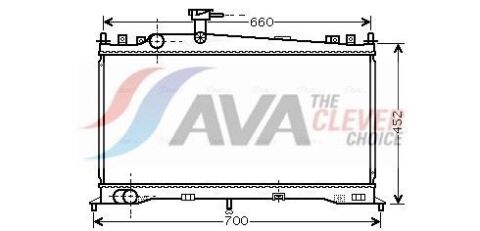 Радіатор охолодження двиг. Mazda 6 1.8/2.0 02-
