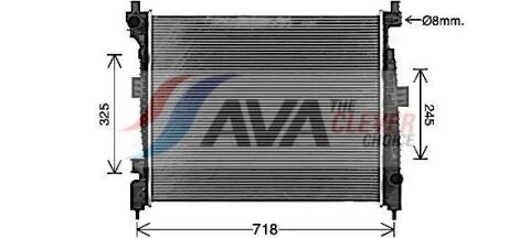 Радіатор охолодження двигуна GRAND CHEROKEE IV 3.0 11-, 3.6 10- Радіатор охолодження двигуна GRAND CHEROKEE IV 3.0 11-, 3.6 10-